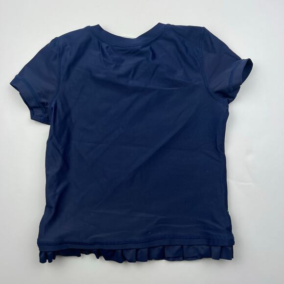 Hanna Andersson Navy Flowers Swim Rashguard - Picture 6 of 6